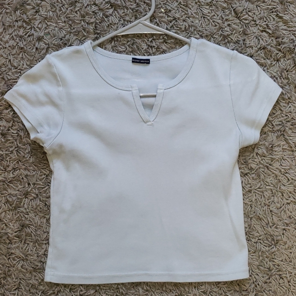 Light Blue Crop Top
